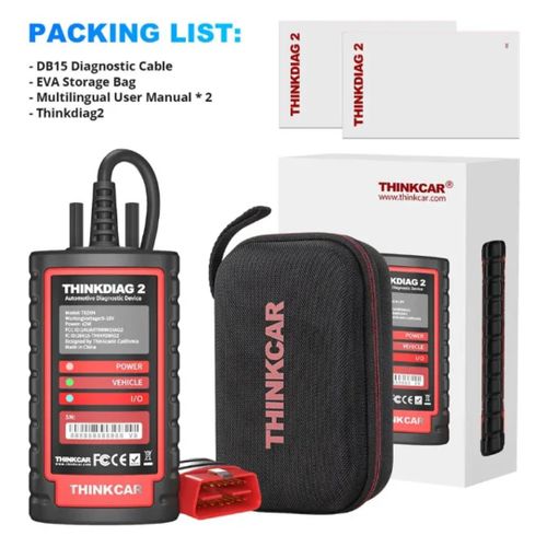 Car Diagnosis Machine Thinkdiag2 All System Bidirectional Control OBD2 Auto Scan Tool With CAN-FD Protocol 12V Gasoline Car Diagnostic Tool