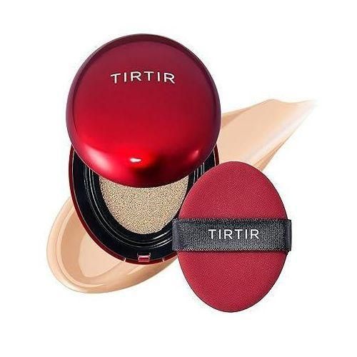 TIRTIR Mask Fit Red Cushion Foundation Full coverage, Weightless, Skin fit, Satin Glow Finish