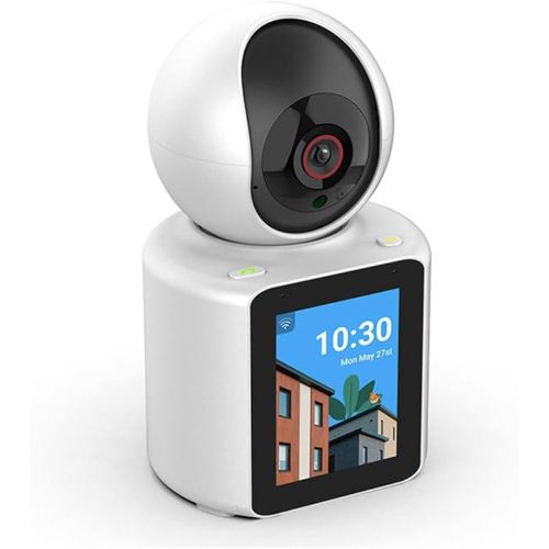 Video Calling Smart Camera 2K 4MP AI Home Security Camera with Pan Tilt Two-Way Audio Motion Tracking Night Vision Supports TF Card Cloud Storage for Baby Pet Home Monitoring