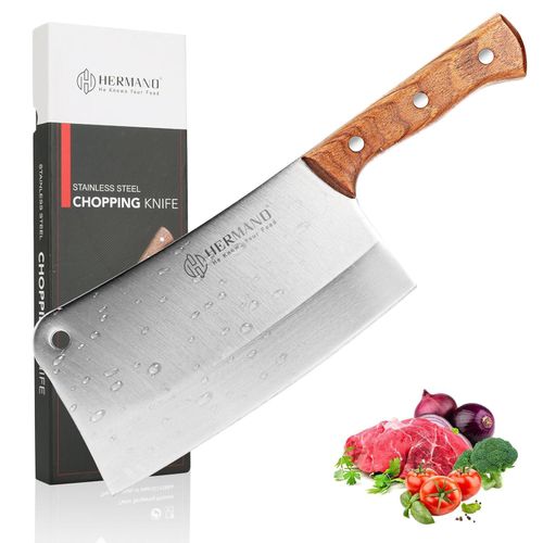 Meat Cleaver Knife, Chopping Knife, Super Strong Makes Heavy Duty Easy