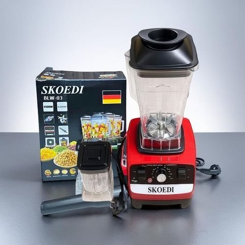 Top Quality High Efficiency Compact Design Kitchen Appliance 2-in-1 Heavy Duty 4500 Watts 2.5L High Speed 32000 RPM Large Capacity Double Cup Multifunctional Professional Blender & Grinder