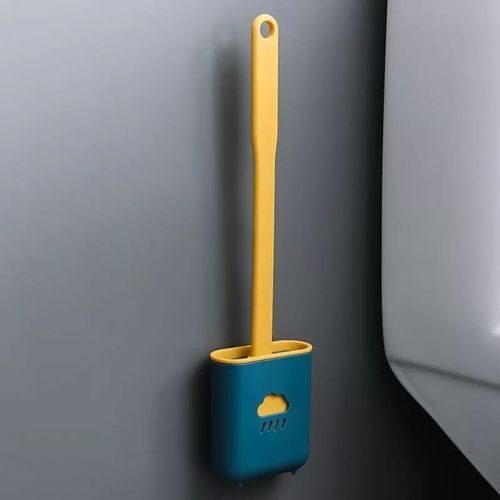 Silicone Toilet Brush And Holder Set
