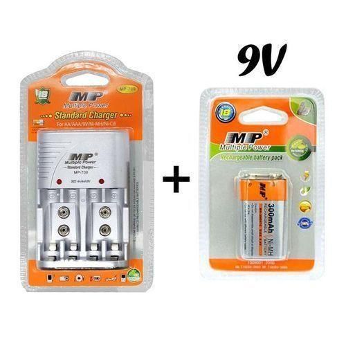 Power Rechargeable Bettery Charger-AC100-240V AAAAA 9V