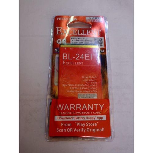 BL-24EI Battery for Itel A23 Pro/IT 1508 / A 41 / A 40 / A 44 Pro/A 41 Plus/A 44 / A 44Air / A46 / L5502 / L5503 / IT1508 Plus Battery