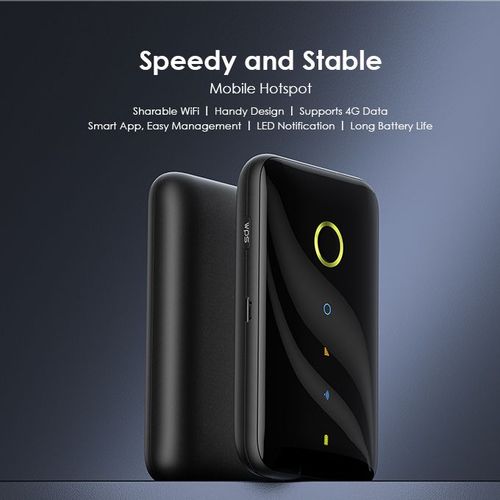 High Speed Sharable WiFi Supports 4G LED Notification Mobile Hotspot