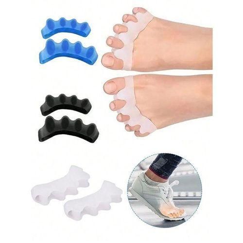 Gel Separator, 2pcs Durable Spacers, Silicone Stretchers Men And Women Easy Wear In Shoes, Solid Toe