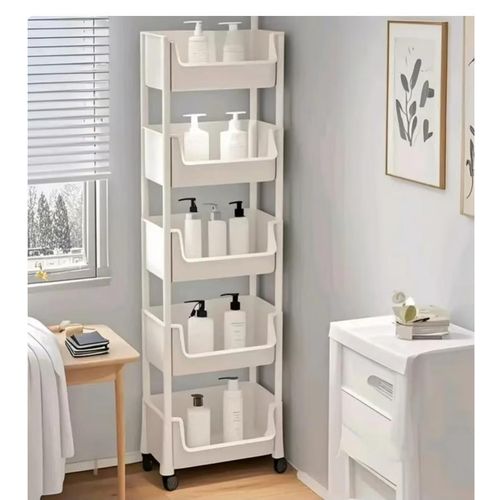 5-tier trolley storage organiser
