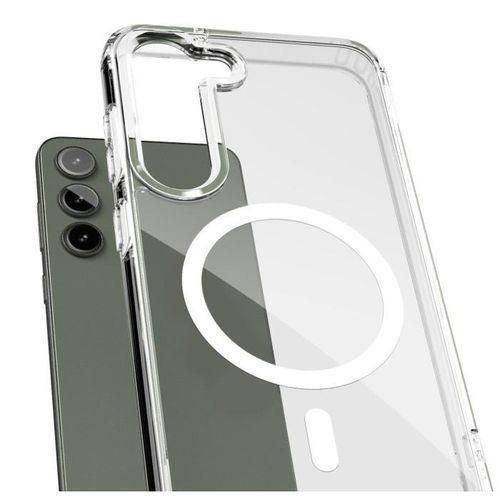 Samsung Galaxy S23+ PLUS Crystal Clear MagSafe Compatible Phone Case Cover with Transparent Protective Design