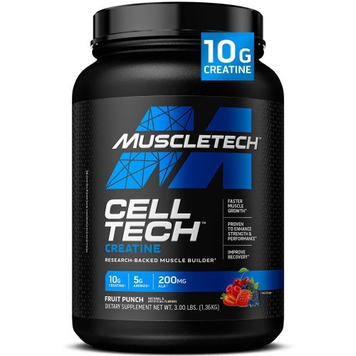 Cell-Tech Creatine Vanilla – Advanced 10g Creatine + Carb Transport Formula for Strength, Muscle Growth, Power Output, Recovery, Glycogen Replenishment & Performance Enhancement wi