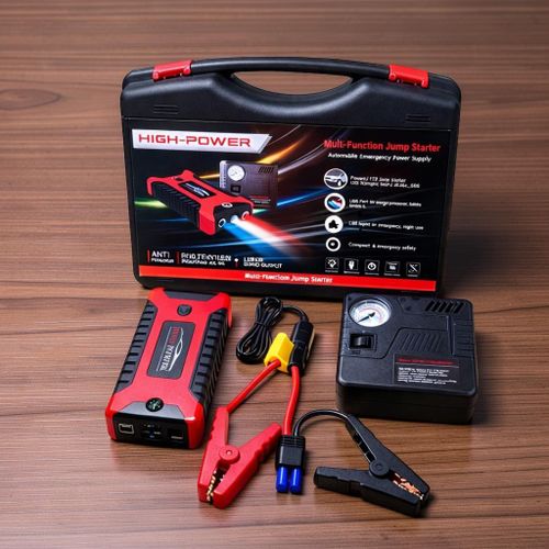 High Durability Premium Quality User Friendly Maintenance 12V 99800mAh Car Jump Starter with Air Compressor