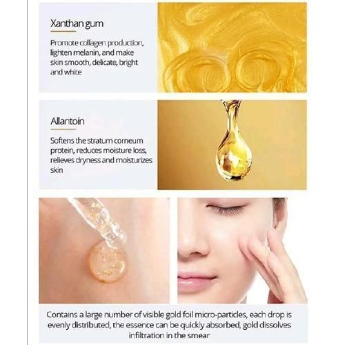 24k Gold Hyaluronic Acid Nicotinamide Face Serum Anti-Aging Facial Lifting Collagen Essence Skin Care Whitening Serum