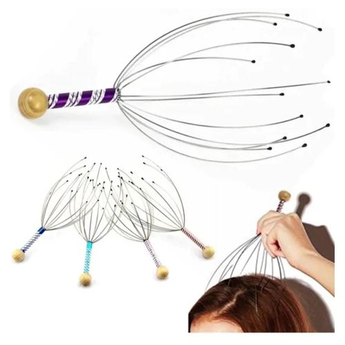 Manual Octopus Head Neck Scalp Massager