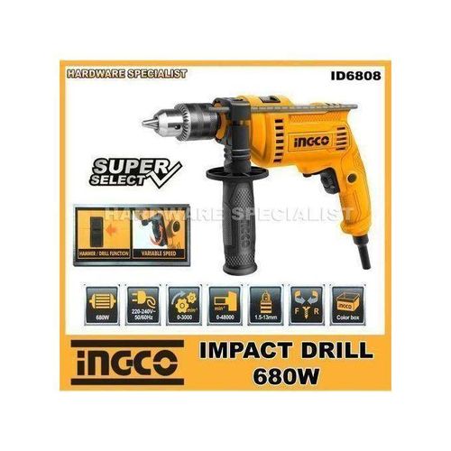 Industrial Impact Drill With Hammer 680w.