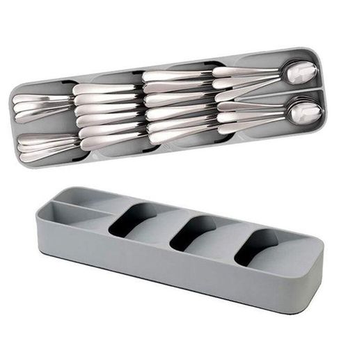 5 Slot Compact Cutlery Organizer for Better Home Organization