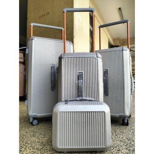 Size 4 Fashion 4 IN 1 UNBREAKBLE LAXURIOUS RUBBER SUITCASE BRIEFCASE TRAVEL BAG