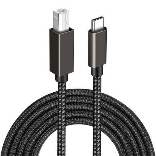USB C To Printer Cable USB Type C To Type B Compatible With MIDI,Printers