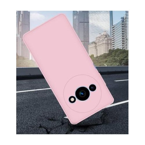 Silicone Phone Cover for Xiaomi Redmi A3 - Pink, anti-fingerprint, anti-scratch, durable silicone case