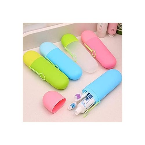 Portable Travel Toothbrush & Toothpaste Holder