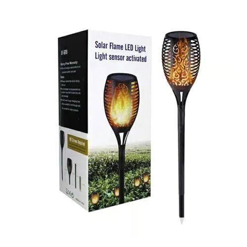 Solar Flame LED Light Outdoor Flickering Dancing Flames Torch Waterproof Garden Tiki Torches.