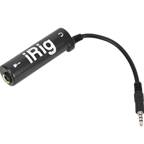 I-Rig Audio Interface Phone Tuner Lightweight Audio Adapter for iPhone iPad and Android Smartphones