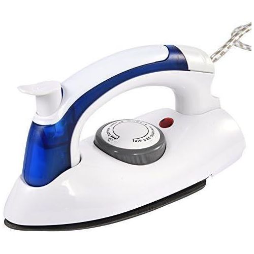 Portable Mini Travel Steam Iron Foldable Handheld Garment Steamer Compact Flat Hanging Iron for Home Business Trips Vacations Fast Heating Non-Stick Soleplate