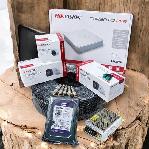 3 1080P Full HD 2MP Ultra High Quality Night Vision CCTV Cameras Complete System Kit With 4 Channel DVR Machine+50M Coaxial Cable