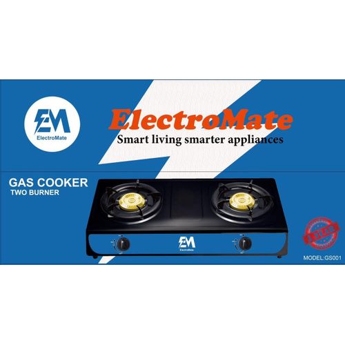 Two Burner Steel Gas Stove High Efficiency Durable Cooking Appliance Compact Design Easy Cleaning Safe Reliable Kitchen Essential