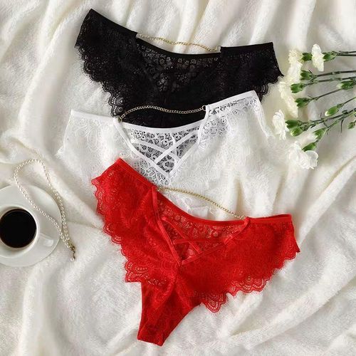 6 pieces ladies thong panties streacheable-UNRETURNABLE