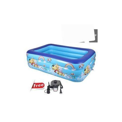 Portable Inflatable Swimming Pool For Kids With Free Pump
