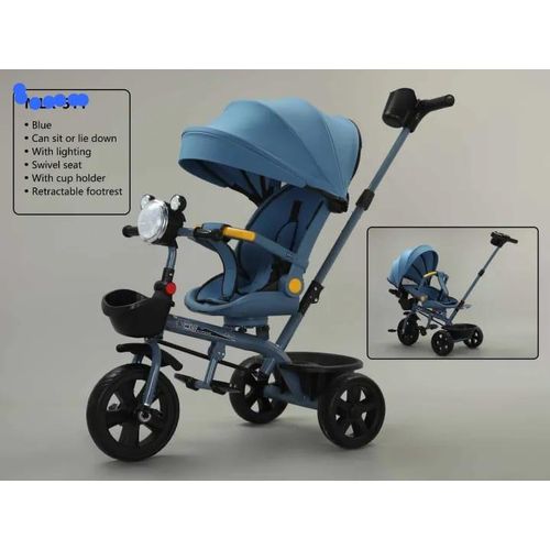 Multi-Function Children's Tricycle Stroller Large Stroller Baby Bicycle