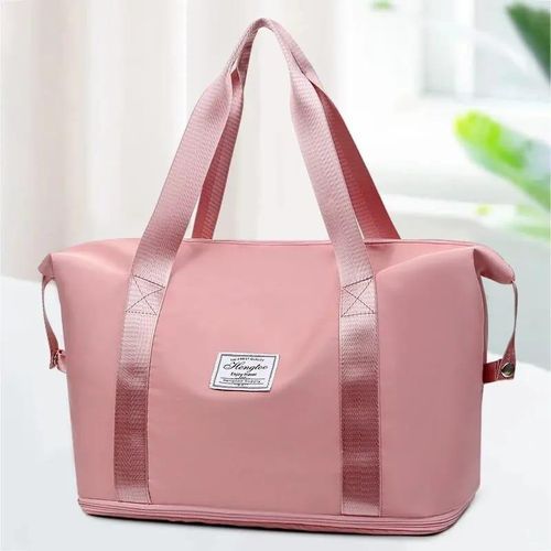 New Fashion Large Expandable Capacity Travel Bag-Pink