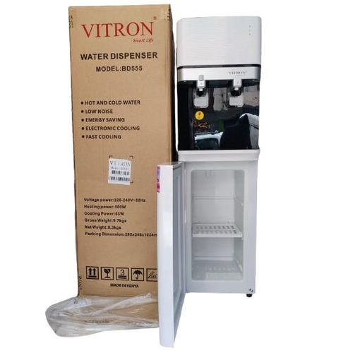 Deluxe Hot Cold Water Dispenser BD555 Fast Cooling Durable Push Taps Free Standing