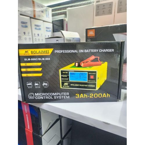 Bolaimei 12V-24V High Efficiency Charger – Lead-Acid & Maintenance-Free Battery Compatible