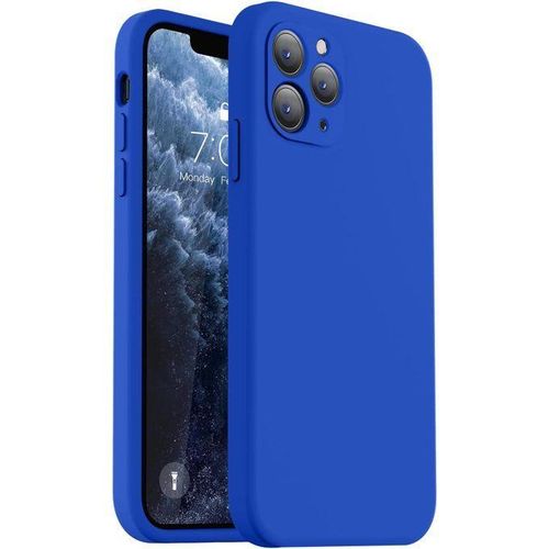 Original Silicone Cover Case for iPhone 12 – Flexible, Slim & Shock-Absorbing Protection - Blue
