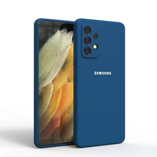 Original Silicone Cover Case for Samsung A23 Flexible Slim Shock-Absorbing Protection - Blue
