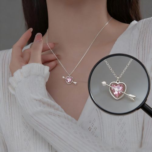 Love Chain Necklace Pendant Cupid