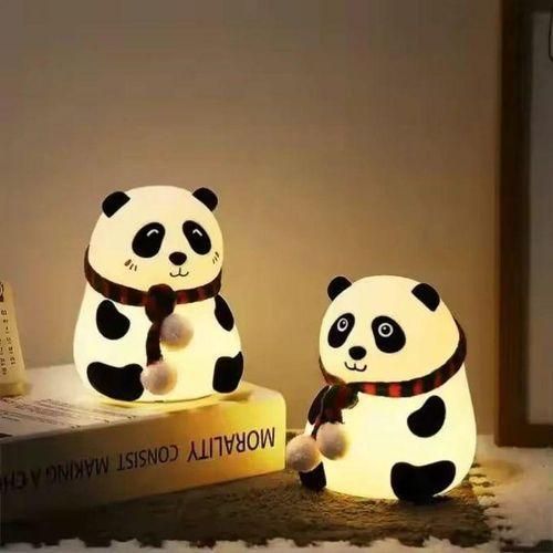Kids Night Silicon LED Bedside Lamp with Tap Sensor Control 7 Color Rechargeable Nightlight for Children Bedroom Decoration