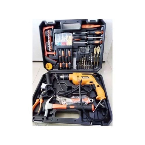TOOLKIT WITH 750WATTS DRILL WITH HACKSAW,BITS,SPANNERS ETC