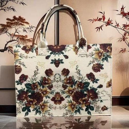 Premium Forest Series Large Capacity Handbag, Exquisite Tote Bag, Felt Bag