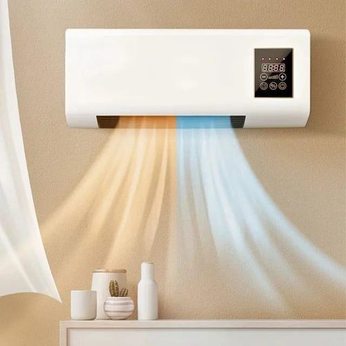 Modern Wall-Mounted Hot & Cold Air Conditioner – Strong, Durable & Powerful 1200W, Remote Controlled