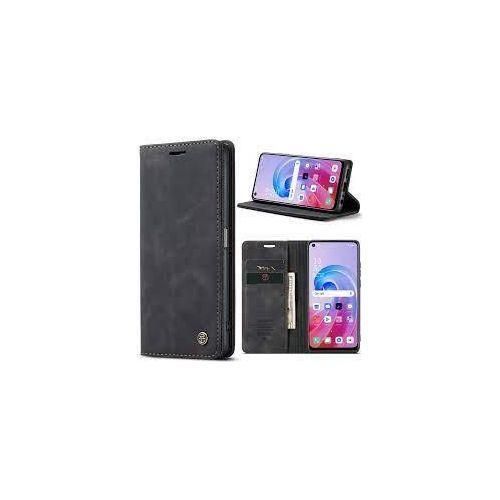 Samsung Galaxy A25 Black Retro Flip Wallet Leather Cover Case All-Round Protection with Card Holder Card Slots Magnetic Closure Foldable Stand