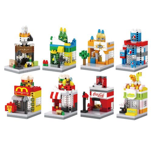 Building Blocks 8 in 1 Educational Construction Bricks Toy for Kids Ages 6+