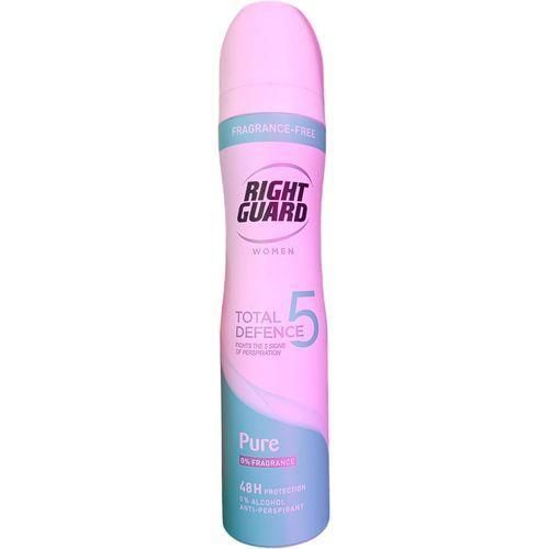 Right Guard TOTAL DEFENCE 5 48hr PURE Protection 0 Fragrance Antiperspirant - WOMEN nk