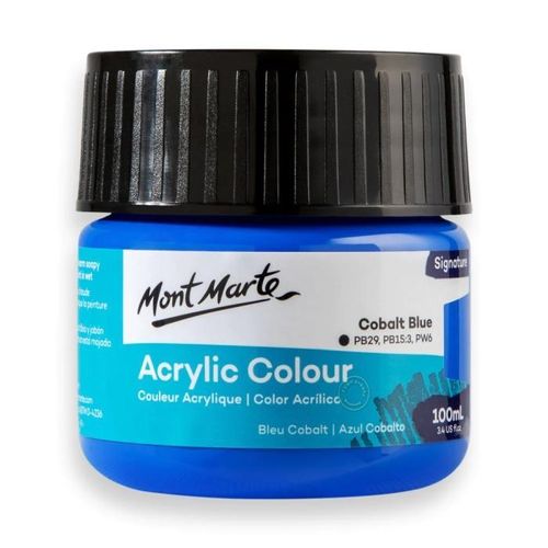 Acrylic Colour Paint Signature 100ml - Cobalt Blue