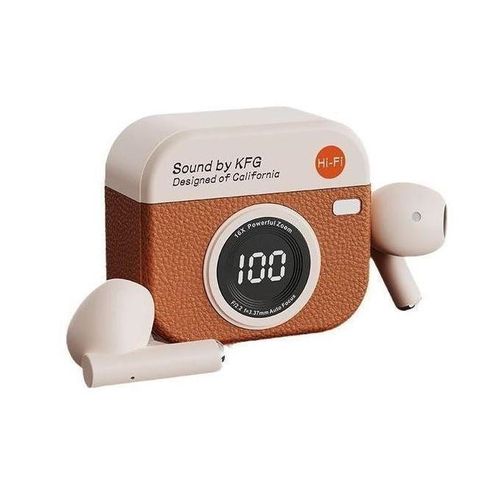 Pro 4 Bluetooth Retro Camera Wireless Bluetooth Headset Noise Reduction Headsets Earpod Wireles Pods Pro Earpods Earphones White