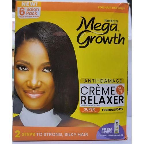 Anti-Damage No-Lye Relaxer Super 6 Touch-up-salon Pack