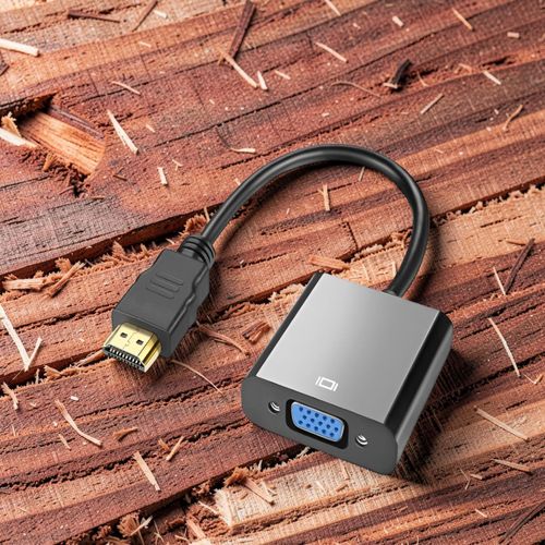 HDMI To VGA Adapter Stable Transmission 1080P Video Converter For PC Laptop Use