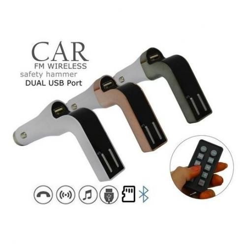 Car FM Modulator Bluetooth Player With Remote