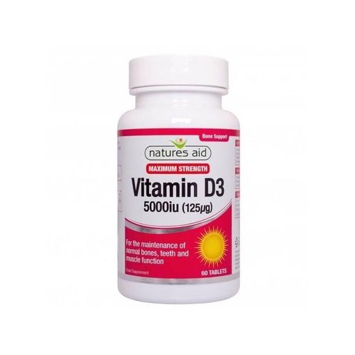Natures Aid Vitamin D3 5000 iu 60s