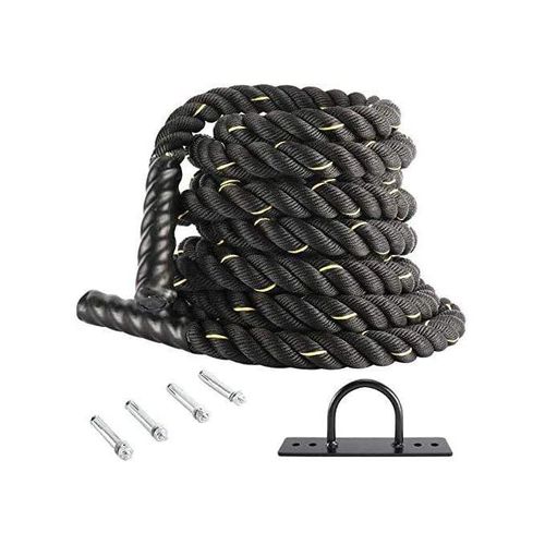 Weighted Battle Rope 15 Meters 38mm Width Three Strand